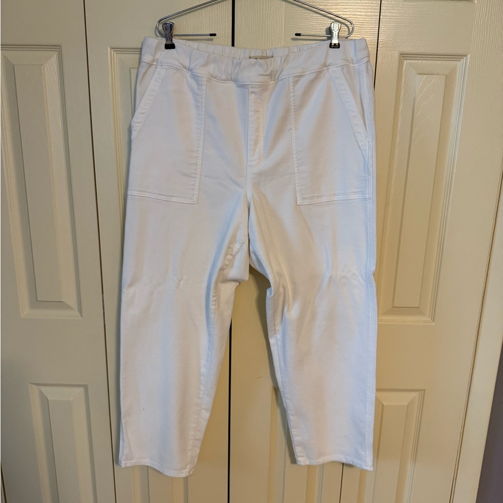 Madewell wide leg pull-on jeans